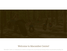 Tablet Screenshot of macombercenter.org